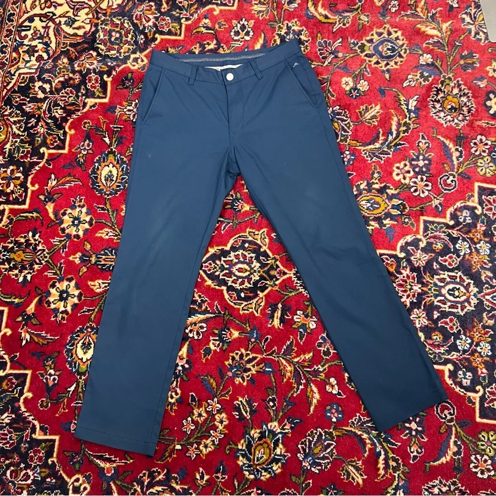 Bonobos Maide Slim Straight Golf Pants – Navy Blue, Size 30x30 - Picture 1 of 4
